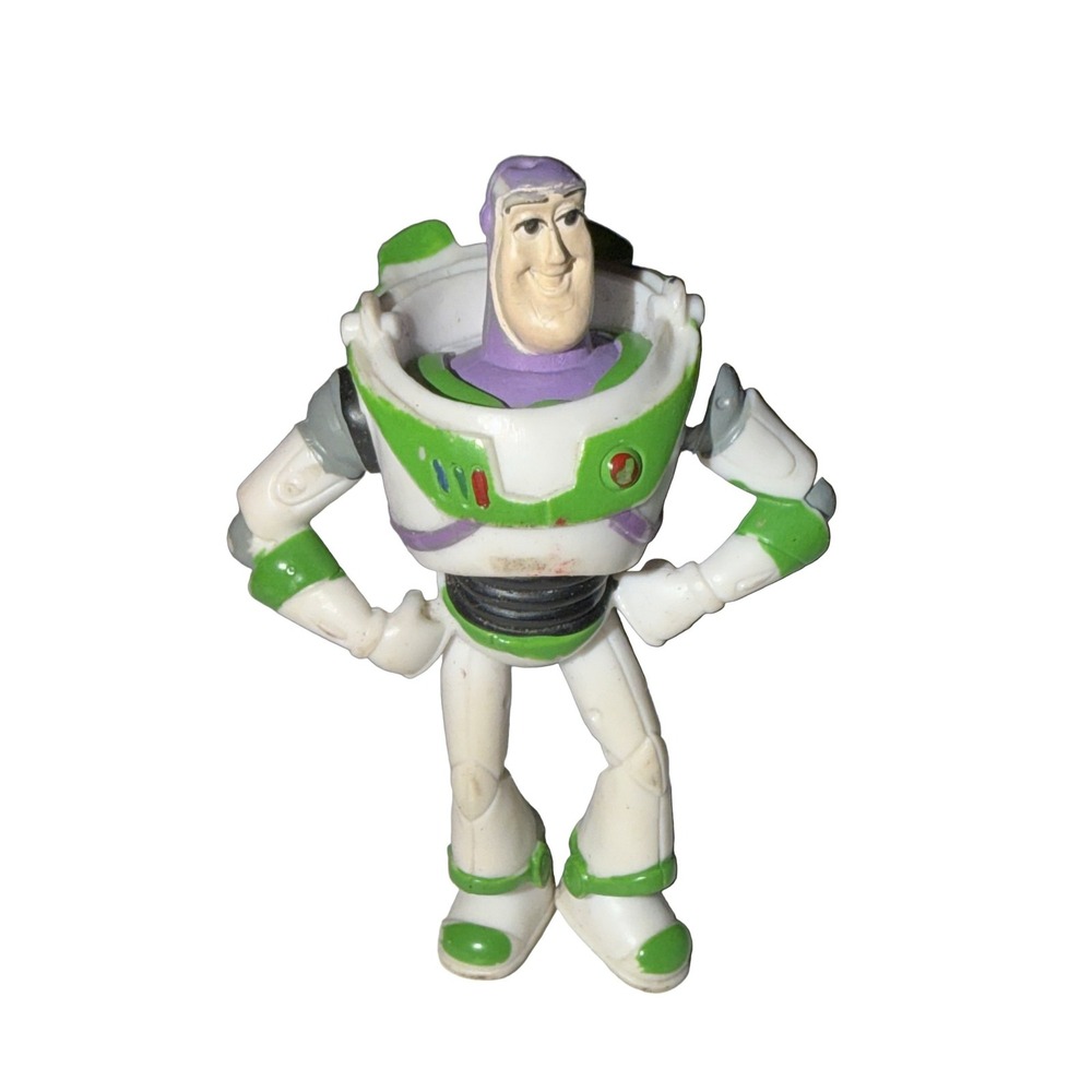 Disney Pixar Toy Story Buzz Lightyear Action Figure White Green Purple Space Toy